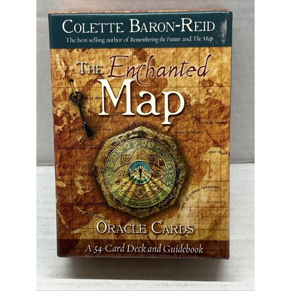 The Enchanted Map Oracle Cards: A 54-Card Deck & Guidebook~Colette Baron-Reid - Picture 1 of 2